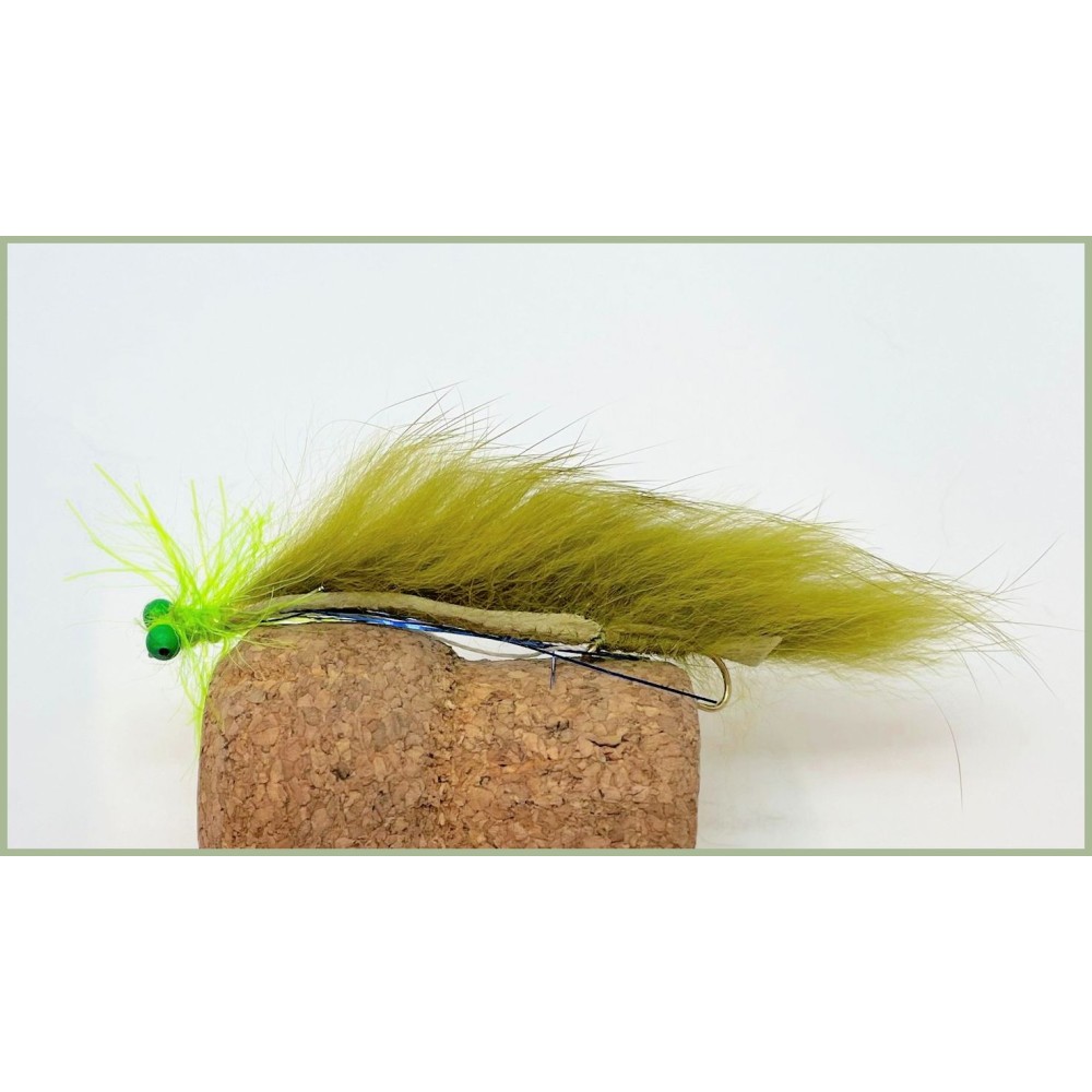 Beadeye snake fly, zonker lure fly fishing Troutflies UK